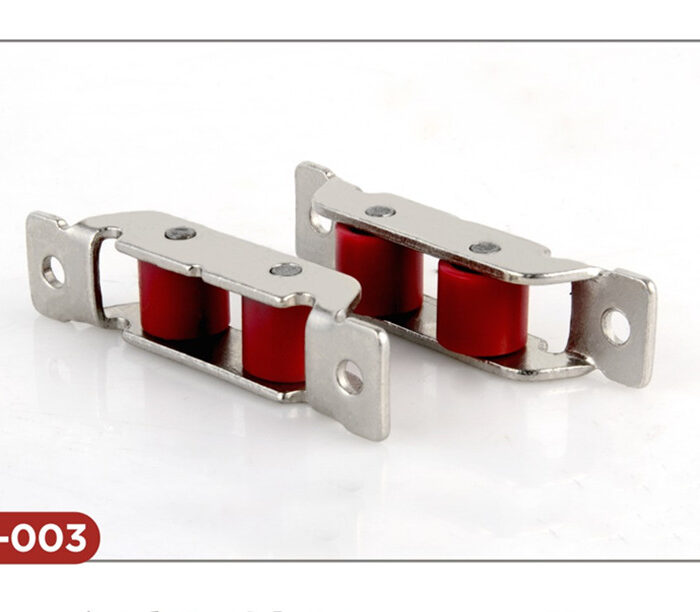 GT-1719 # DOUBLE NYLONE ROLLER - FLATE WHEEL : IMPORTED PRIMIUM