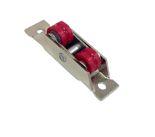 GT-1716 # DOUBLE NYLONE ROLLER - GROVE WHEEL
