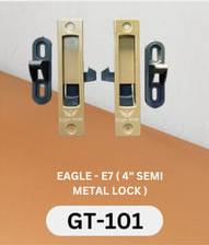 GT-101 # EAGLE LOCK ( E7 ) 4" SEMI METAL