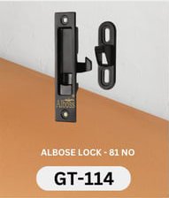 GT-114 # ALBOSE LOCK - 81 NO