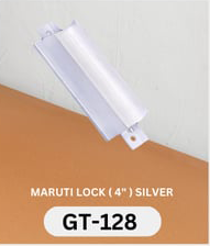 GT-128 # MARUTI LOCK ( 4" ) SILVER