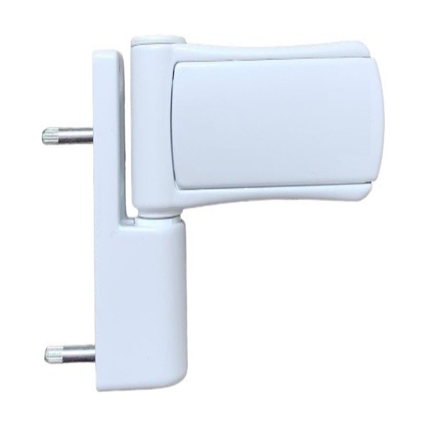 F-076 # UPVC 3D HINGES ZINC (120 KG WEIGHT CAPACITY)